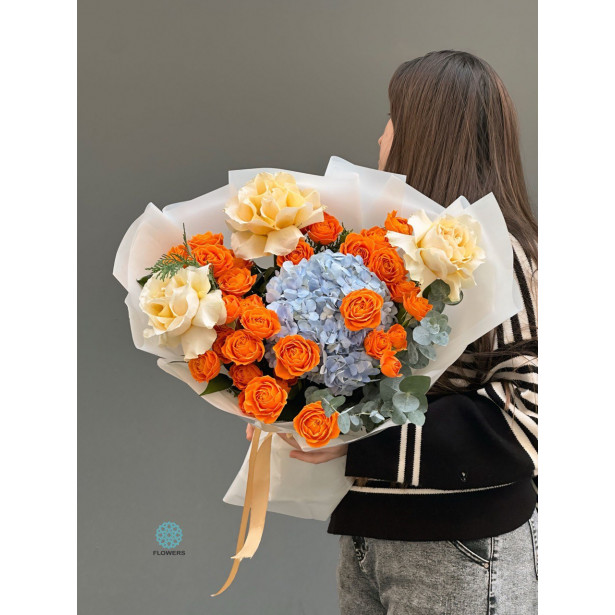 Bouquet with an Orange Touch