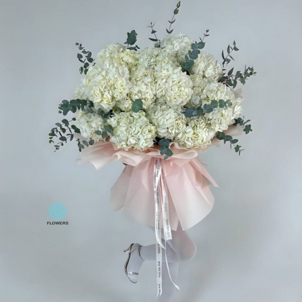 White Hydrangea Bouquet